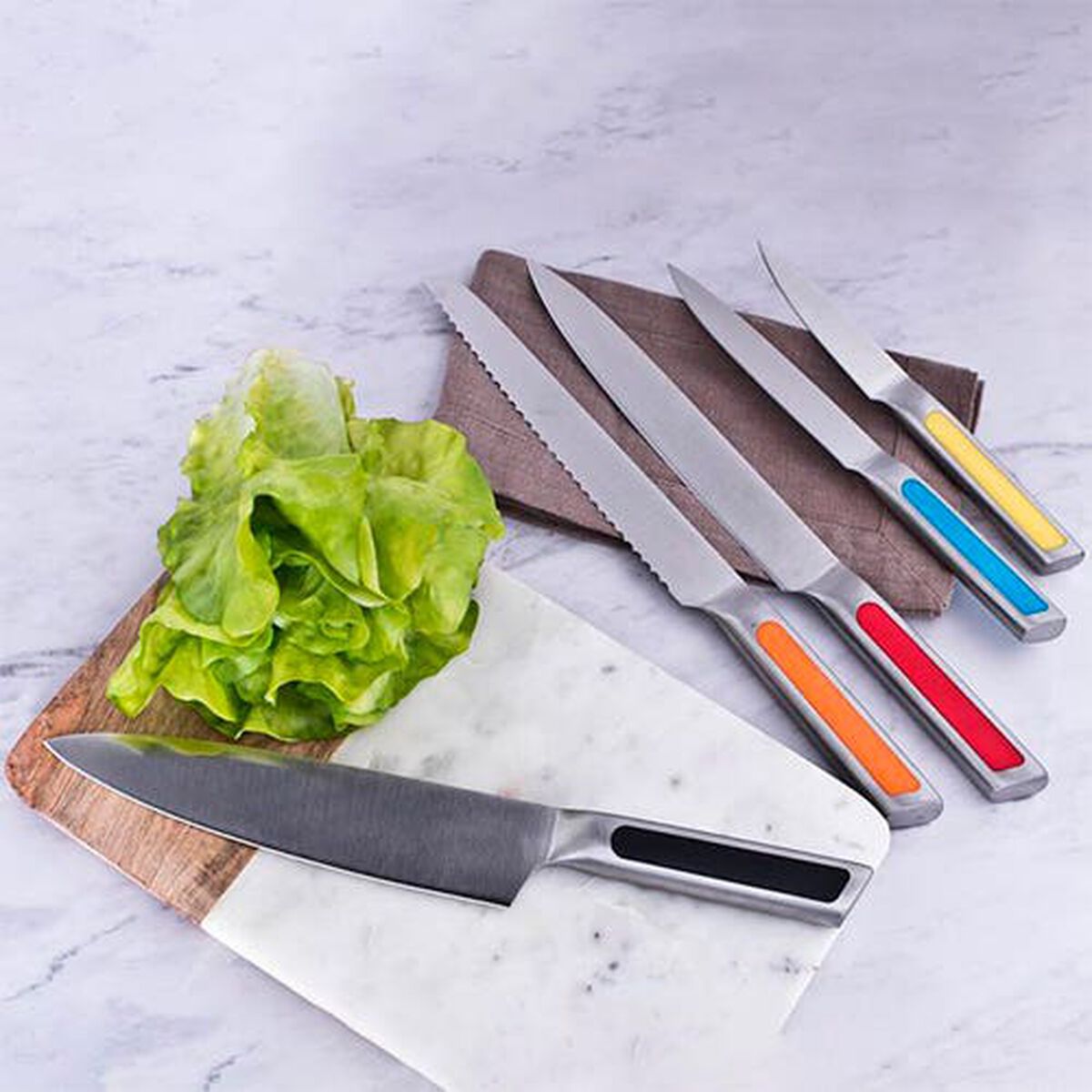 Juego de Cuchillos Simple Cook Alpes 5 Piezas