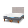 Cama Europea CIC Base Dividida King Alaska + Respaldo
