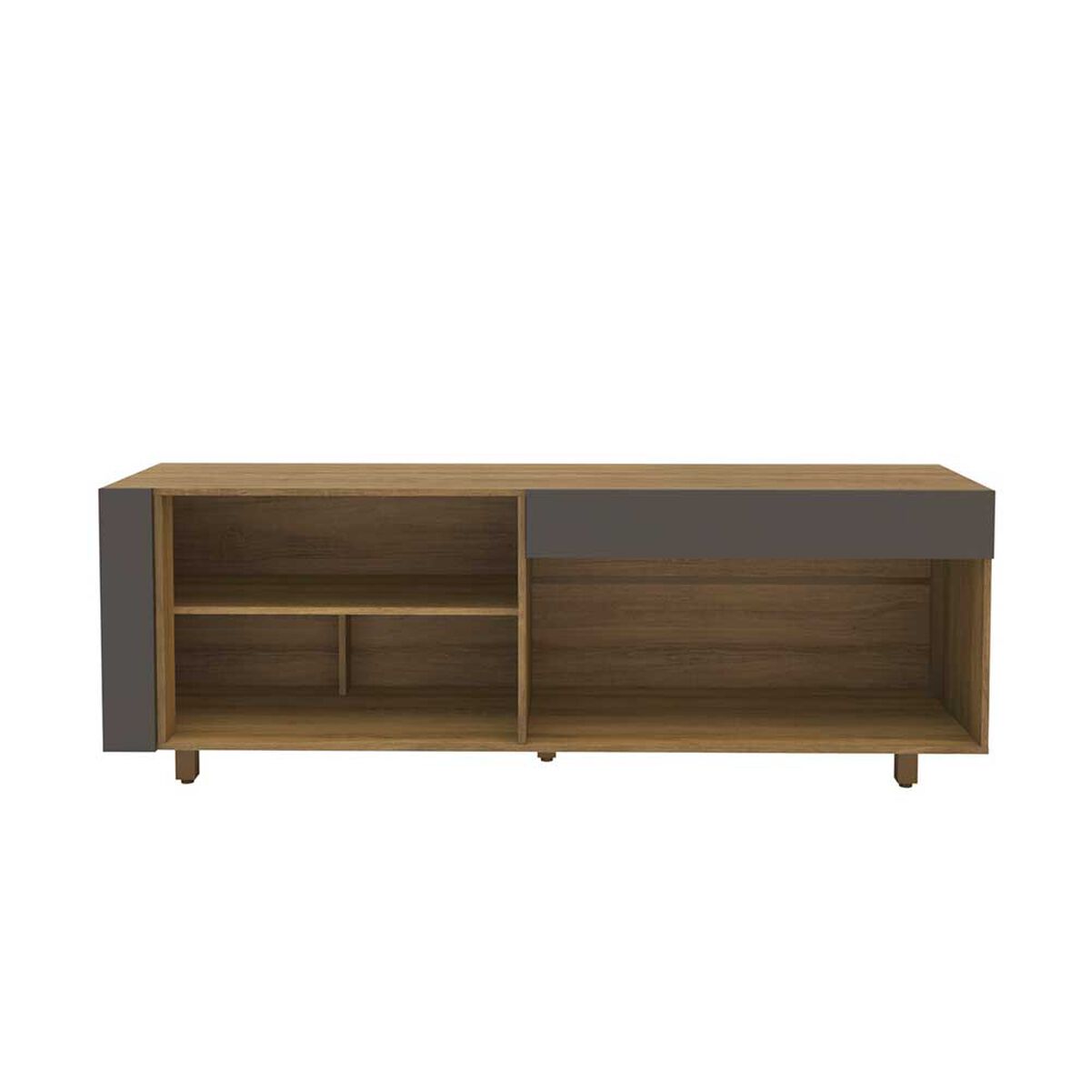 Rack TV Onessta Media Luna  Hasta 75" Miel Grafito