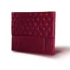 Respaldo Latam Home King Florencia Tela Velvet Burdeo