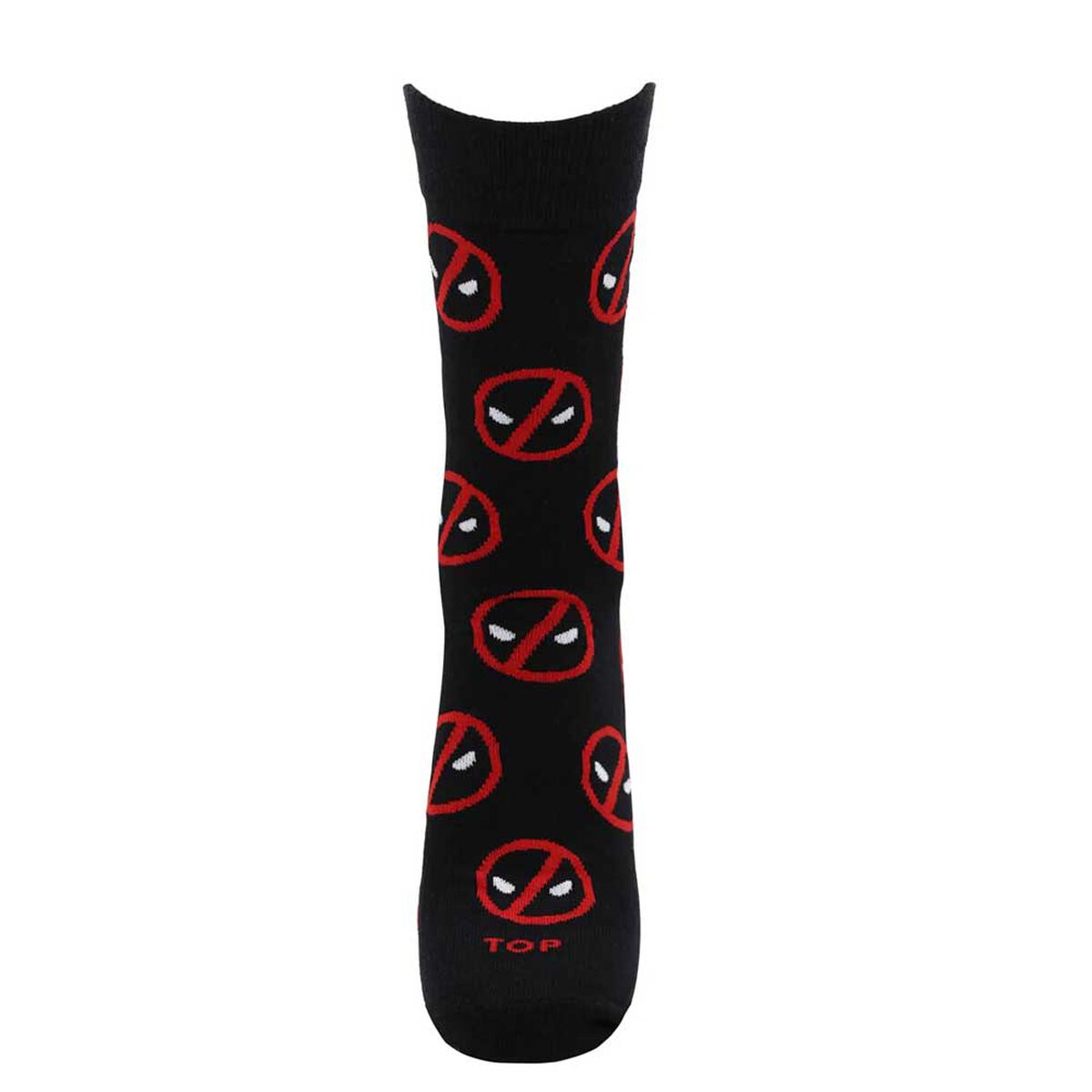 Pack 2 Calcetines Largos Algod&oacute;n Deadpool Marvel Hombre Top