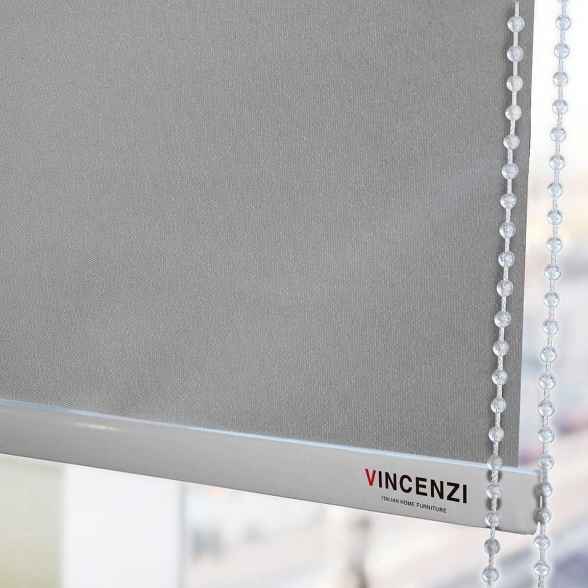 Cortina Blackout Vincenzi R5765 Gris 220 x 230 cm