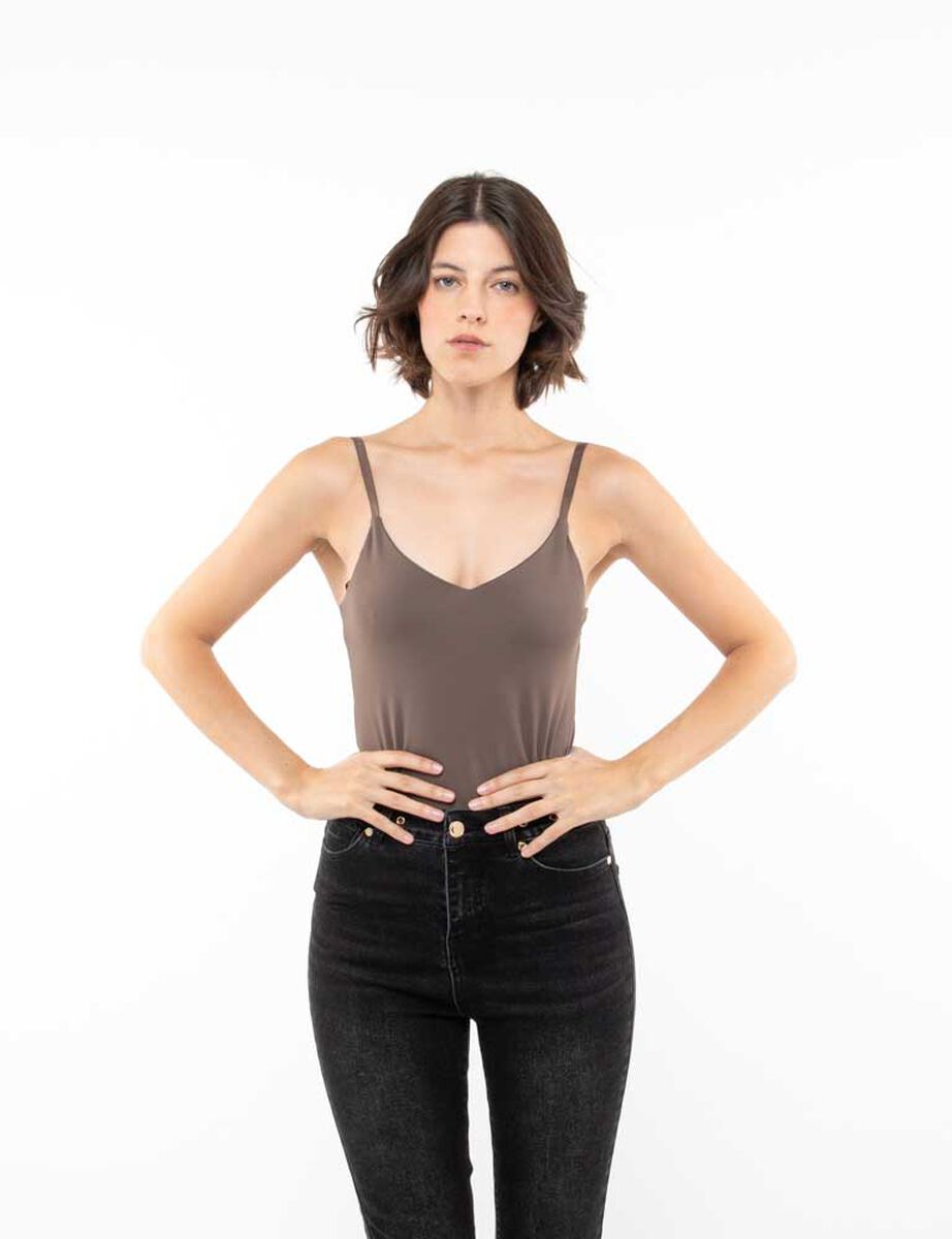 Body Liso Sin Mangas Mujer Zibel
