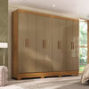 Closet Di Poretti Design Andorra 4 Cajones 8 Puertas Caf&eacute; Oscuro
