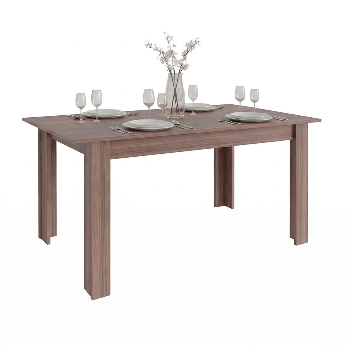 Mesa de Comedor Tuhome Portofino Avellana