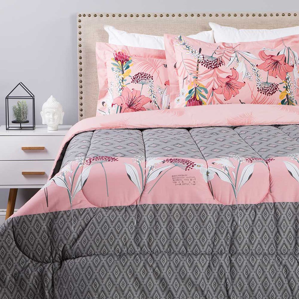 Plumón Estampado Elements & Co King Primrose