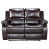 Sofá Reclinable Eco Cuero 2 Cuerpos