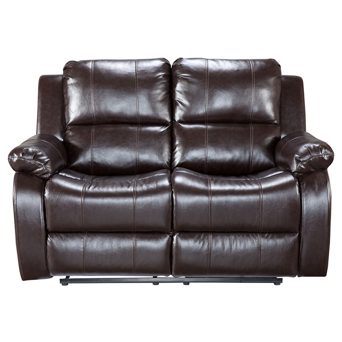 Sofá Reclinable Eco Cuero 2 Cuerpos