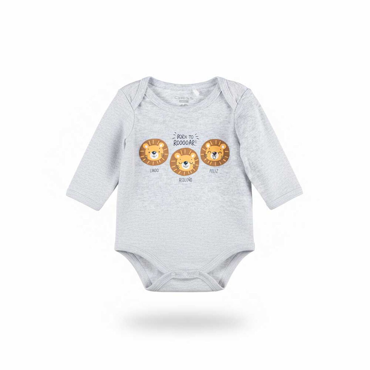 Body Manga Larga Bebo Chess Baby