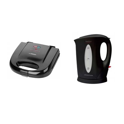 Combo Hervidor 1,7 L + Tostador Sindelen HA-2000NG Negro