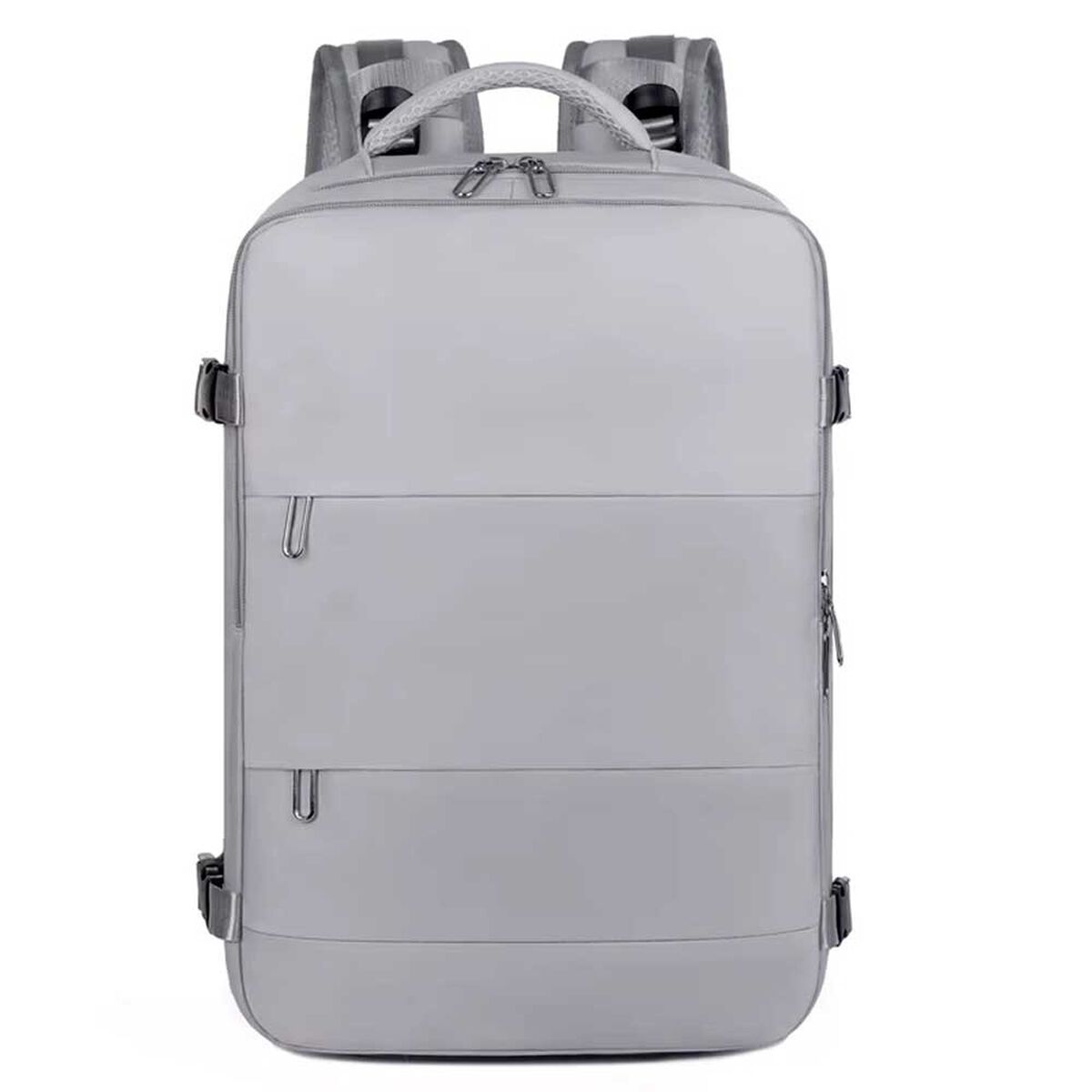 Mochila de Viaje Gris Laptop Compartimento Zapatos Impermeable De Gaune