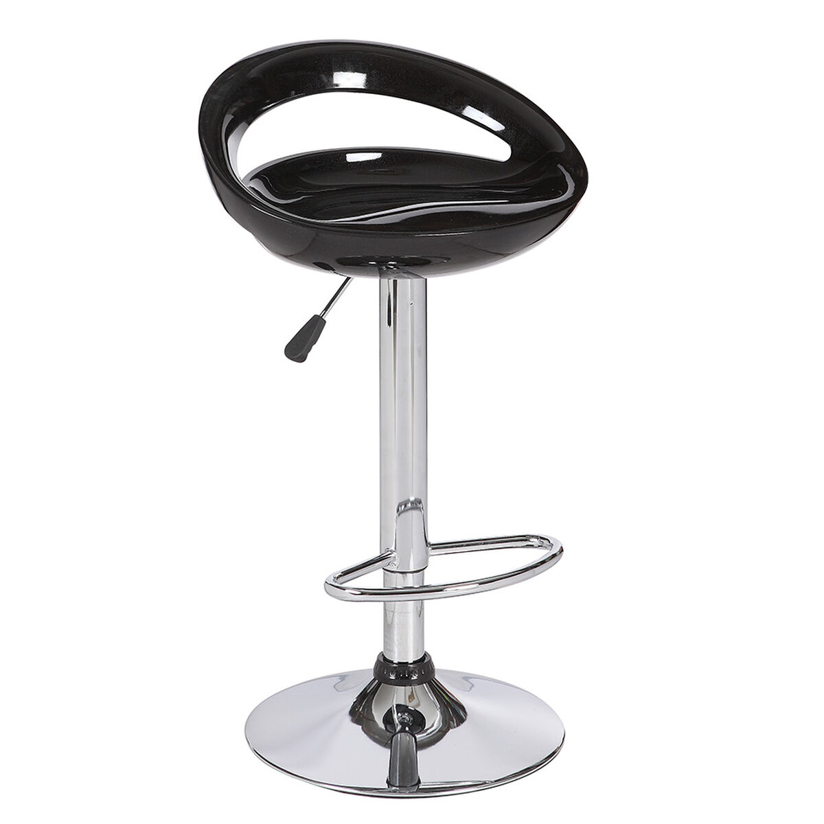 Silla Bar TuHome Rio Aluminio Negra