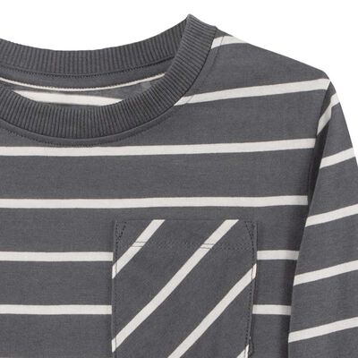 Imagen 2 del producto Polera Manga Larga de Algodón Niño Chess Mostaza, Royal