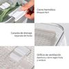 Caja Organizadora Refrigerador con Cesta Grande Simplit