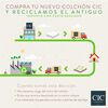 Cama Europea CIC Base Dividida 2 Plazas Ortopedic Advance + Respaldo Dublin