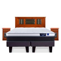 Cama Europea Flex King Nexus Base Dividida + Set Lorraine