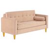 Sofá Bodevir Retro Felpa 01 3 Cuerpos Beige 