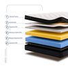 Cama Europea Drimkip 1,5 Plazas Eurotop + Respaldo Royal + Velador Rover