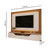 Panel TV Altavision Treviso Frow Blanco y Café