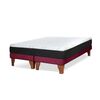Cama Europea Latam Home 2 Plazas Zen Pro Burdeo