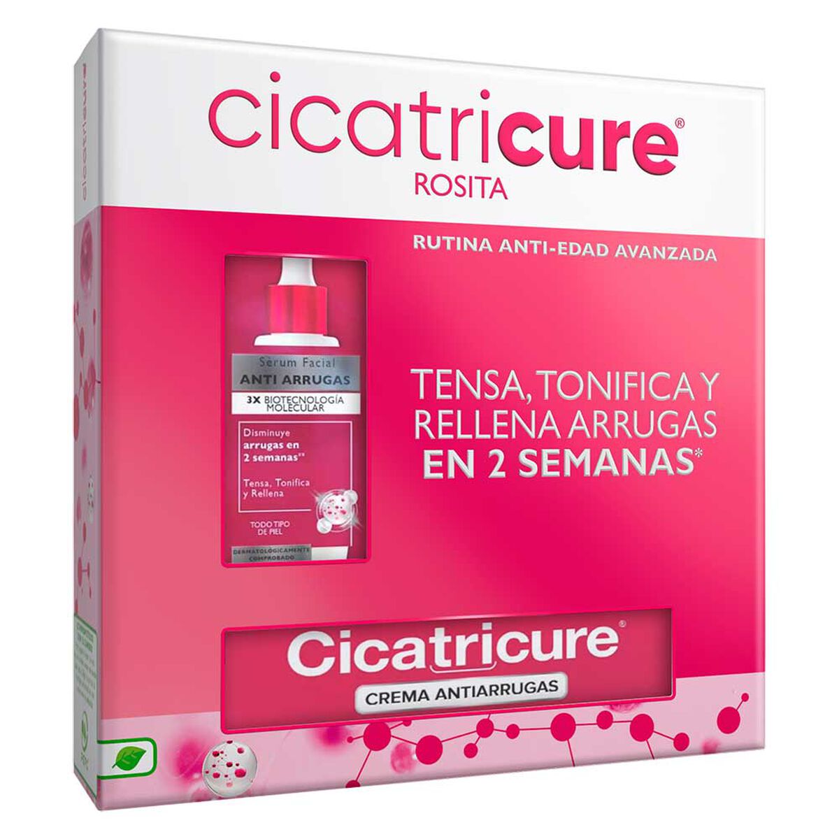Pack Cicatricure Serum Antiarrugas 30Ml + Antiedad Crema 30G