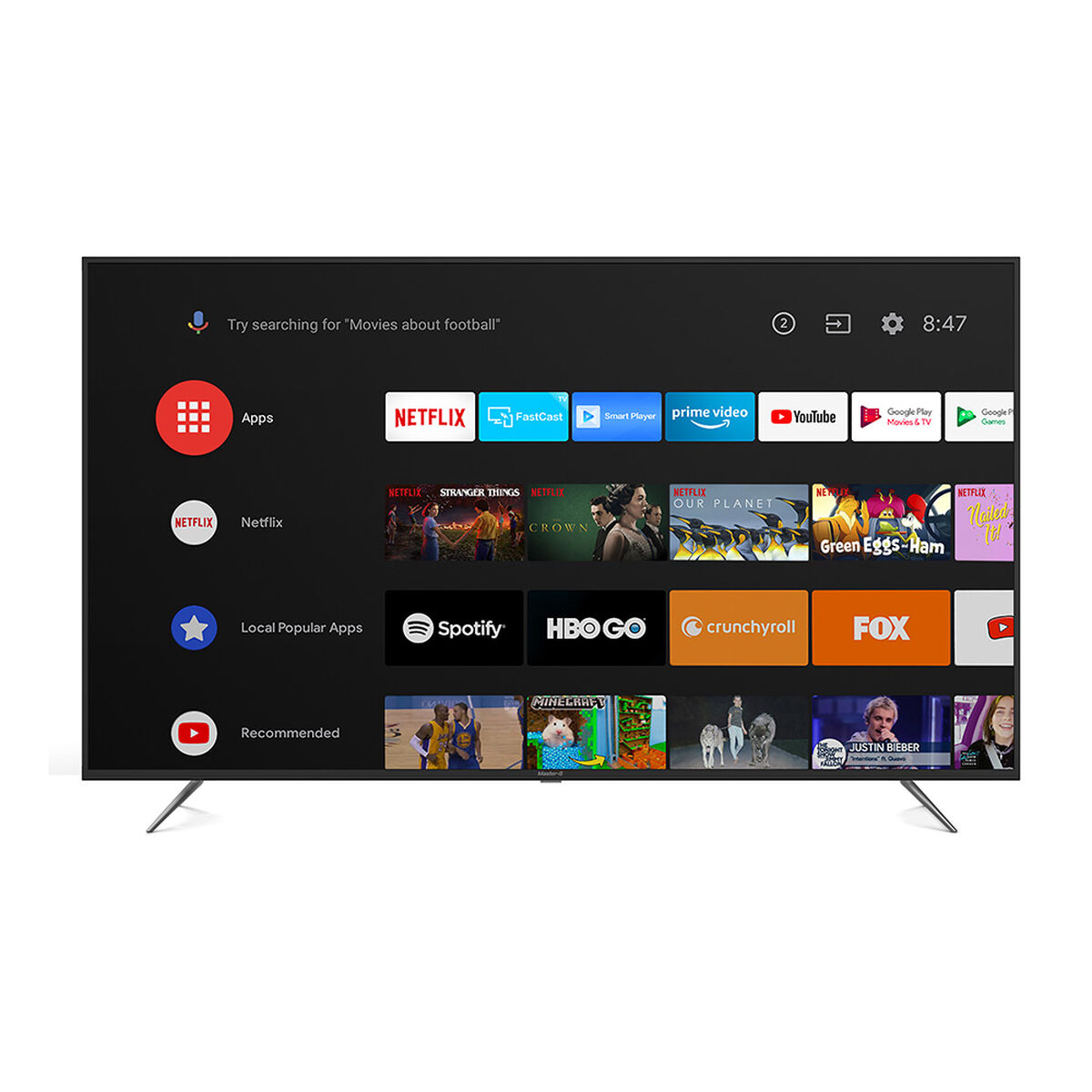 LED 70" Master-G MGA7000 Android TV Smart TV UHD 4K
