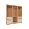 Closet Yardas Liliana 6 Puertas 4 Cajones Bicolor