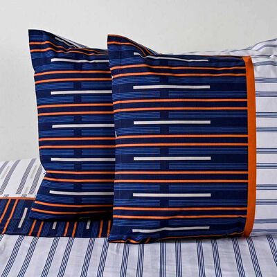 Imagen 2 del producto Juego de Sábanas American Family 144 Hilos 2 Plazas Trazos Azul