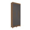 Closet Altavision Sarandi 4 Puertas 2 Cajones Caf&eacute; Grafito