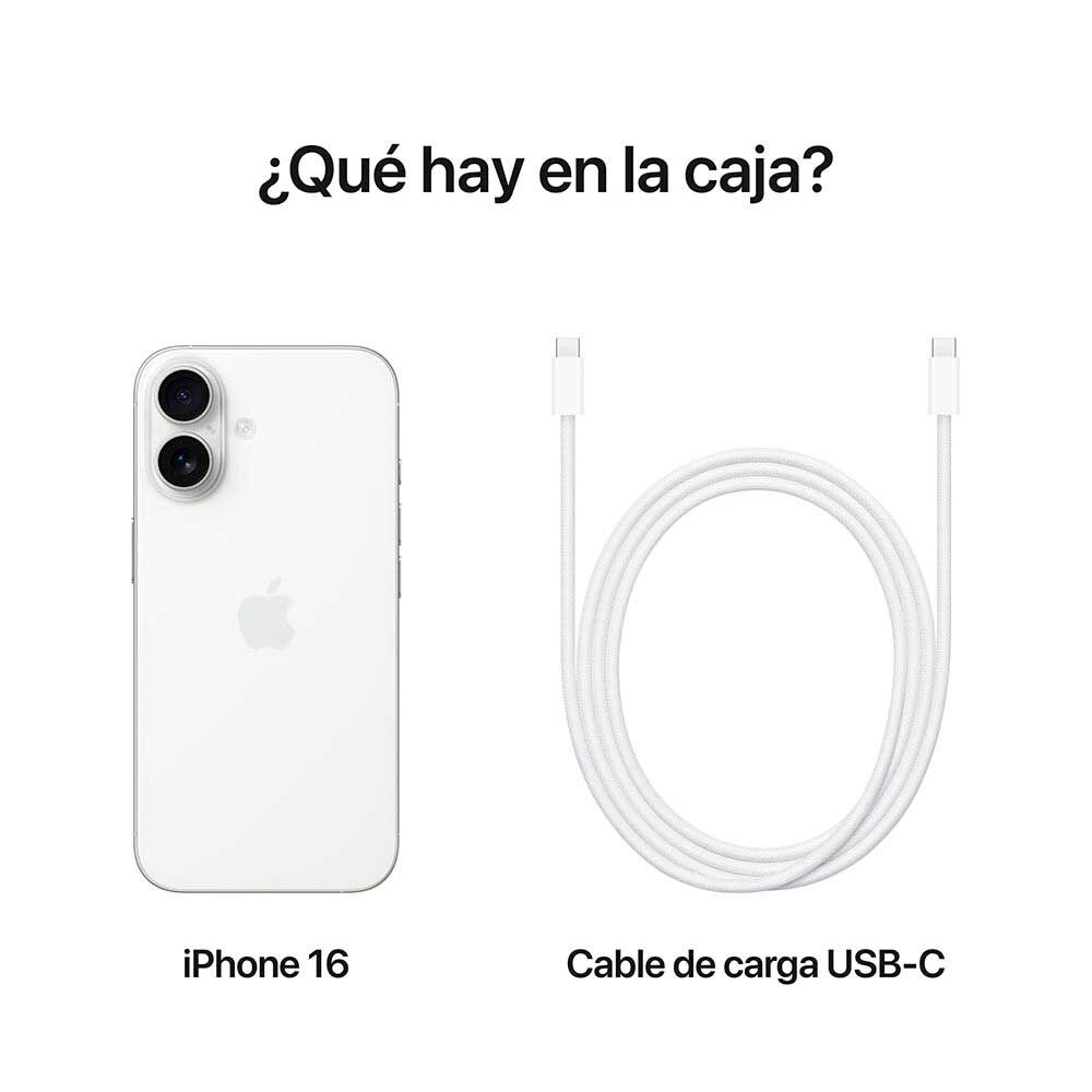 Apple iPhone 16 128GB Blanco 6,1