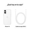Apple Smartphone iPhone 16 128GB Blanco 6,1" Liberado