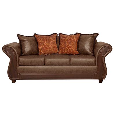 Imagen 1 del producto Sofá Black Factory Palermo 3 Cuerpos Café