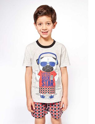 Imagen 1 del producto Pijama de Algodón Niño Kayser Gris