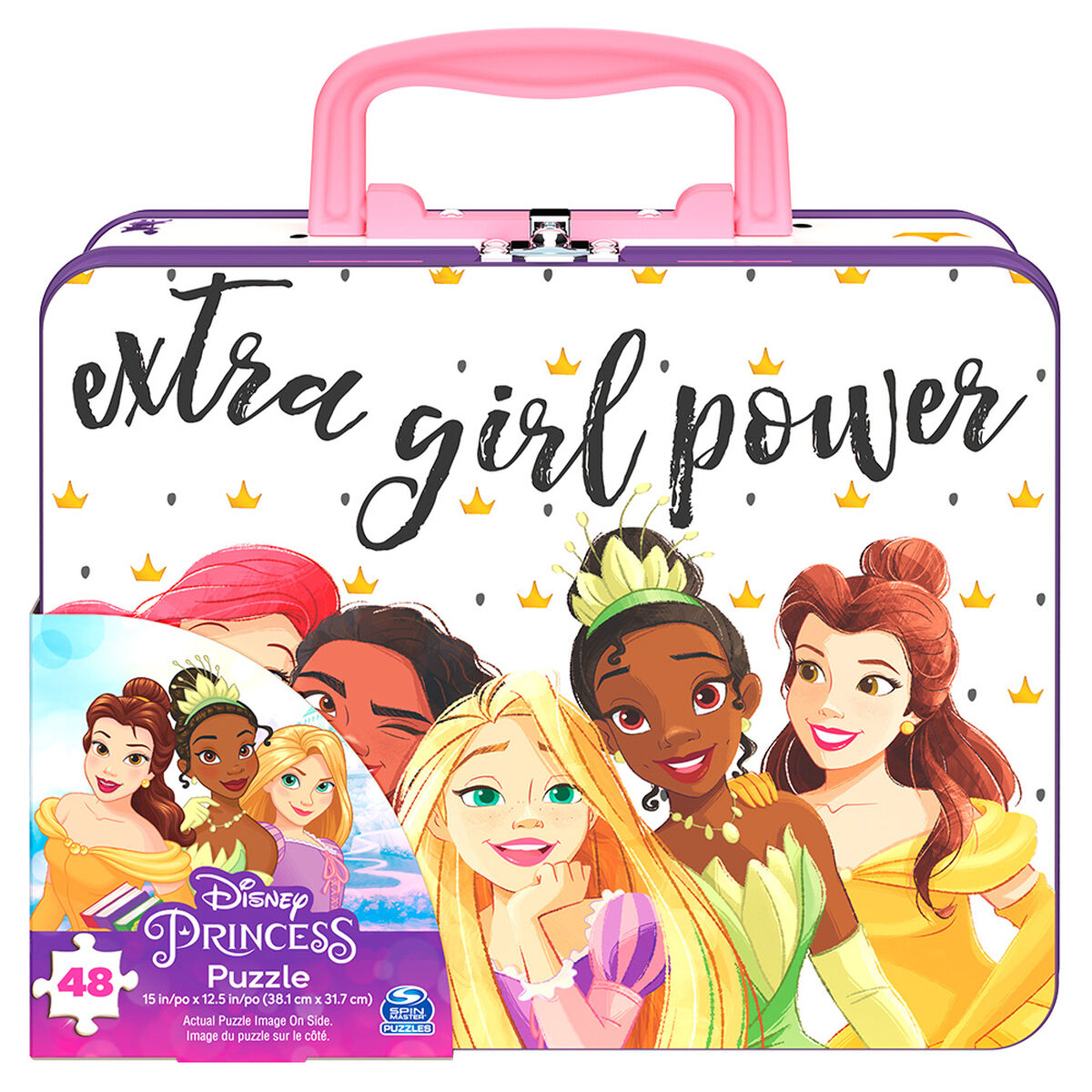 Puzzle Lonchera Metalica Princesas