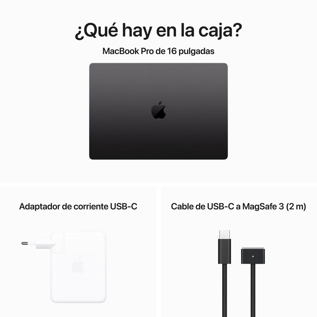 Macbook Pro Apple MRW13CI/A Chip M3 Pro 18GB 512GB SSD 16,2" Negro Espacial
