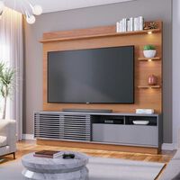 Home Tv Onessta Campeche Hasta 70"" Freijo Cinza