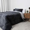 Plumón Liso Mashini 2 Plazas Corduroy Coral Sherpa Marengo