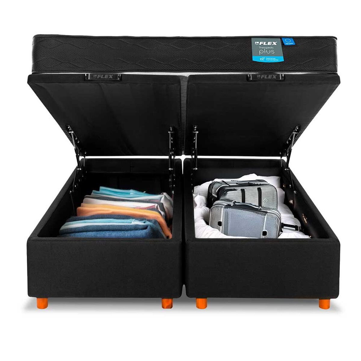 Cama Europea Flex 2 Plazas Therapdic Plus 200 cm