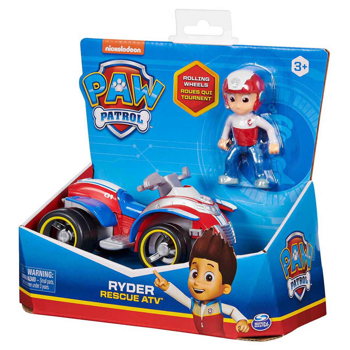 Figura Paw Patrol Ryder Veh Rescate Atv