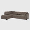 Seccional Izquierdo Muebles MPR Edimburgo 5 Cuerpos Caf&eacute;