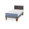 Cama Europea CIC Base Normal 1,5 Plazas Excellence + Respaldo Villarrica