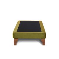 Base Europea Dividida Latam Home 1 Plaza Zen Tela Velvet Verde