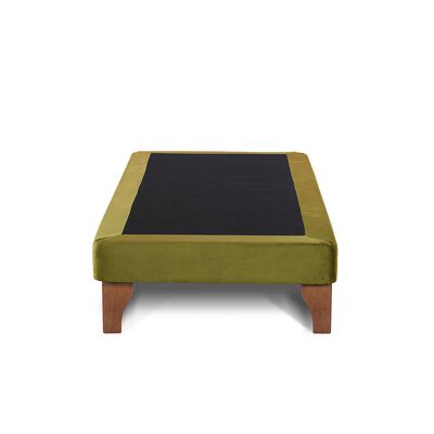Base Europea Dividida Latam Home 1 Plaza Zen Tela Velvet Verde