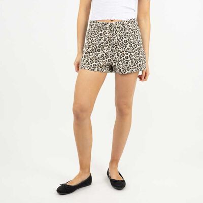 Short Corto Mujer Icono Animal, Celeste, Rosado