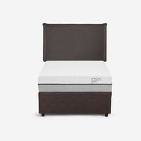 Cama Nido Rosen 1,5 Plazas Pratta + Respaldo Maurice Chocolate