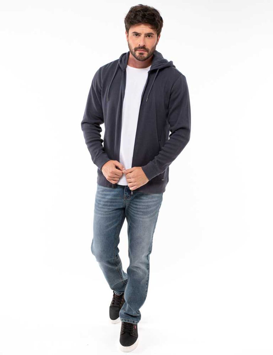 Polerón Slim Con Gorro Hombre Zibel