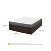 Cama Europea CIC Iron Smart 2 Plazas Anatomic + Fald&oacute;n
