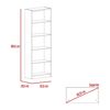 Estante 5 Repisas + Complemento TuHome Home Macadamia