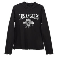 Beatle de Algodón Niña Mila Negro, Rosado