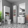 Combo 2 Estantes de Baño CIC 2 Puertas Blanco